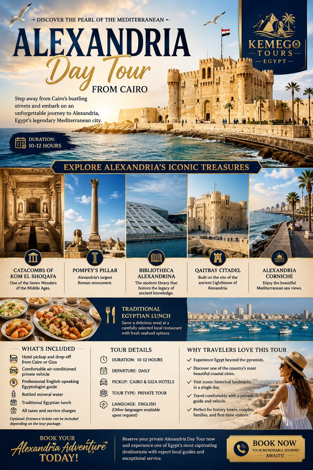 Alexandria Day Tour from Cairo